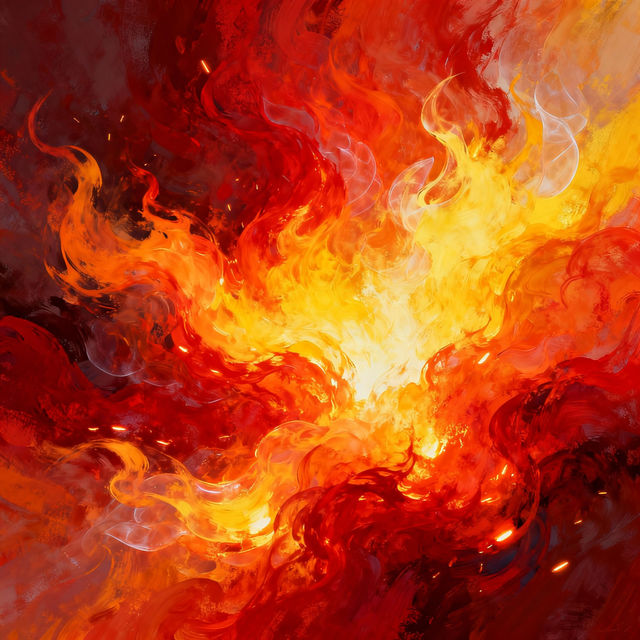 Flame Drawings - AI Generated Art gallery