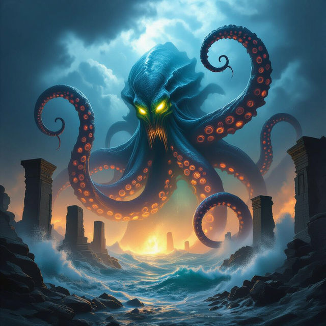 Kraken Art - AI Generated gallery