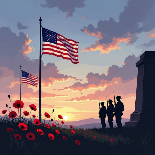Memorial Day Art - Created with AI gallery