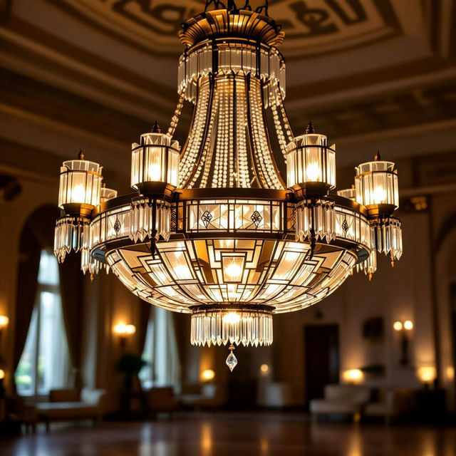 Art Deco Chandelier Art gallery