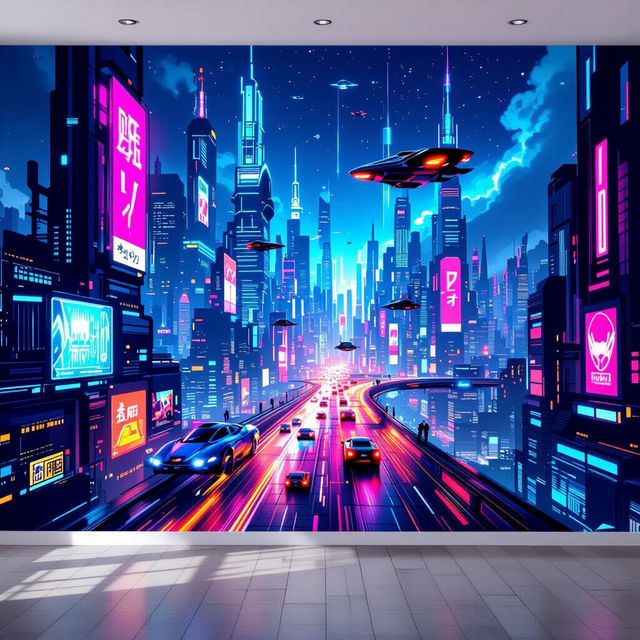 Wall Mural Art gallery