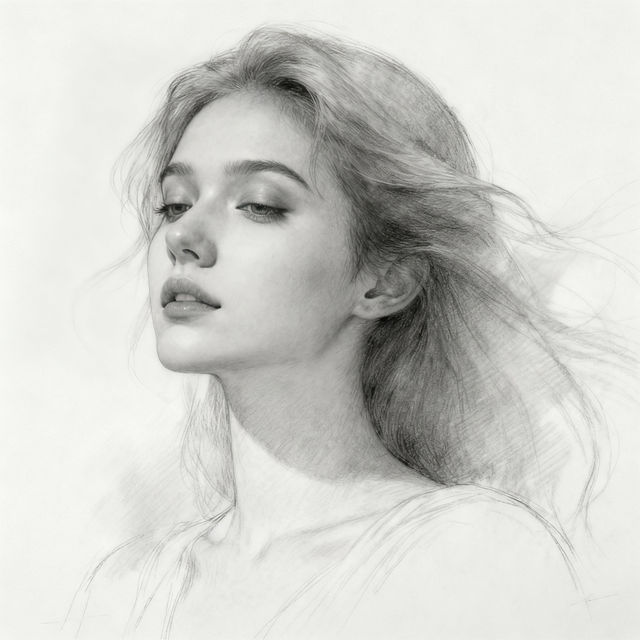 Drawing Woman - AI Generated Art gallery