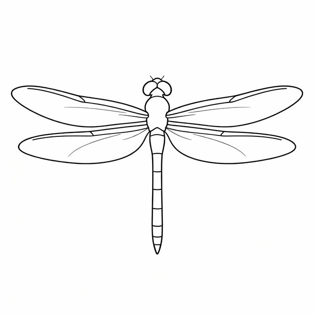 Easy Dragonfly Drawings - Made With AI gallery