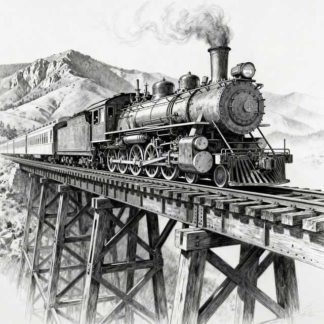 Transcontinental Railroad Drawings gallery