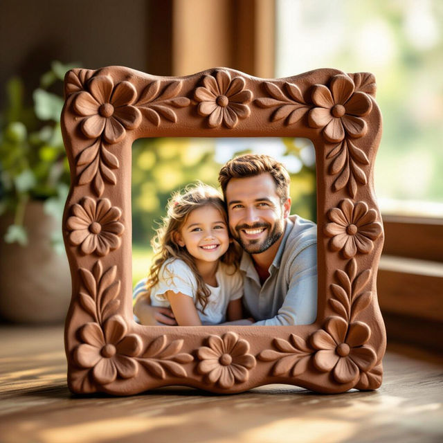 Clay Picture Frames - AI Generated gallery