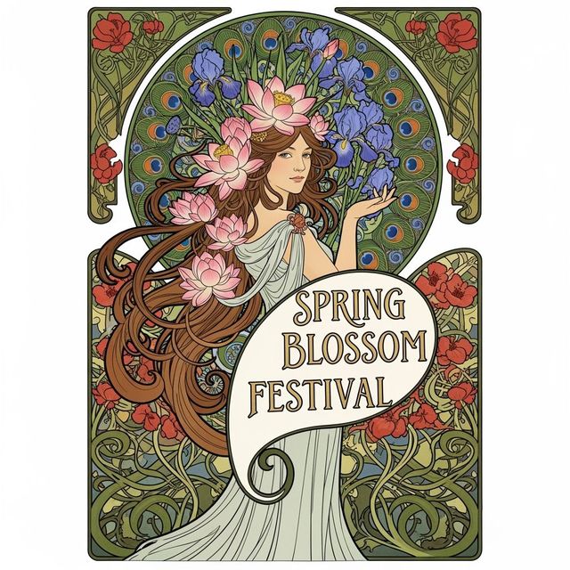 Generate Art Nouveau Style Images gallery