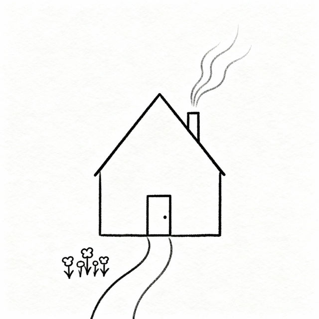 Easy House Drawings - Made With AI gallery