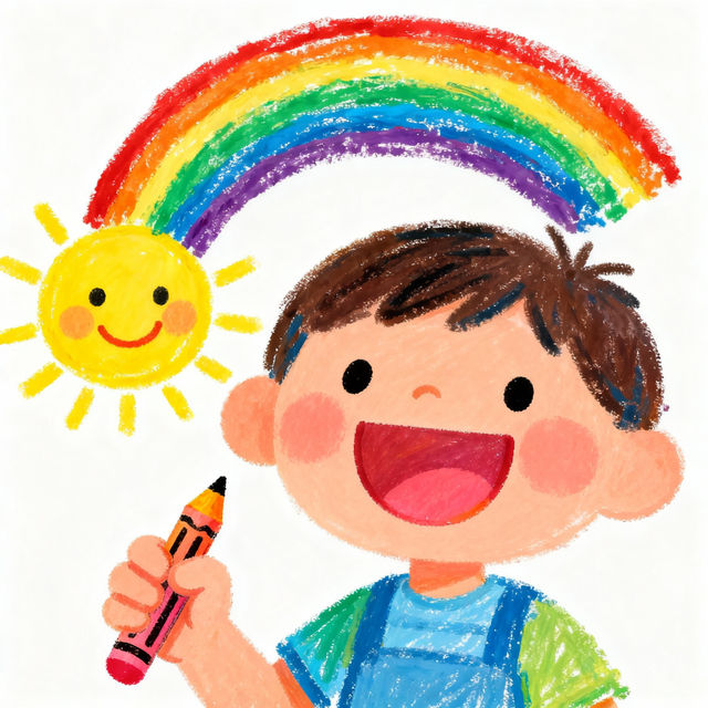 Cute Kid Drawings - Made With AI gallery