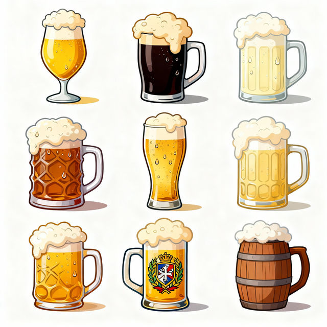 Beer Mug Clip Art - Made With AI gallery
