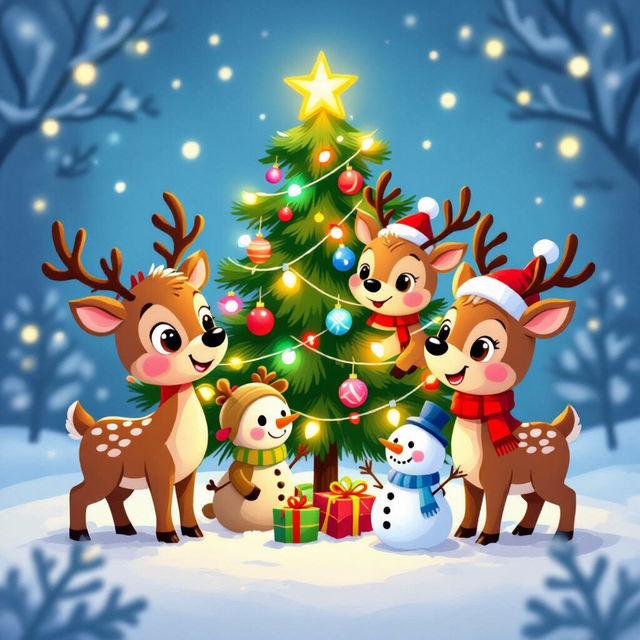 Cute Christmas Images - Made With AI gallery
