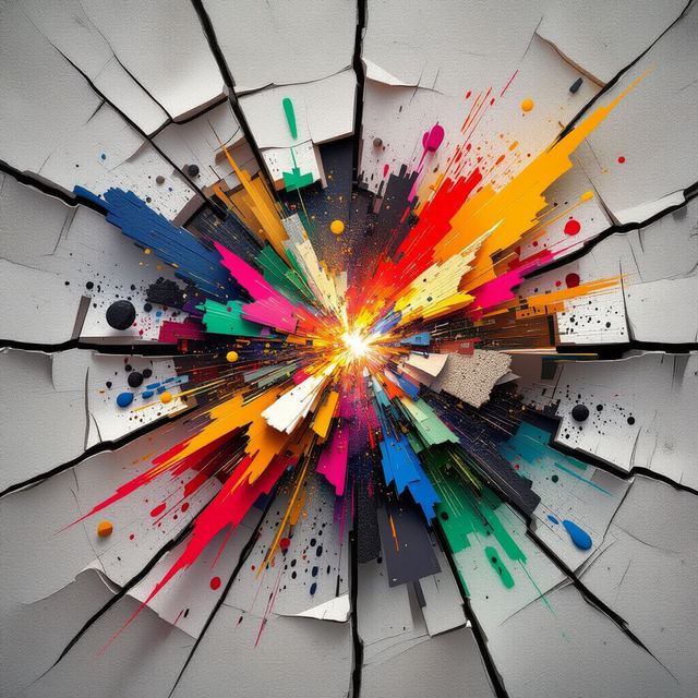 Busted Canvas Art - AI Generated gallery