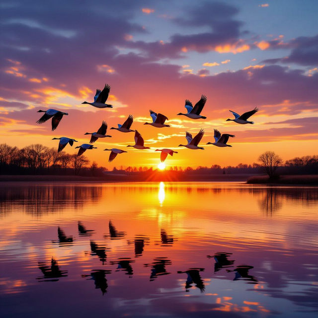 Geese Pictures - Created With AI gallery