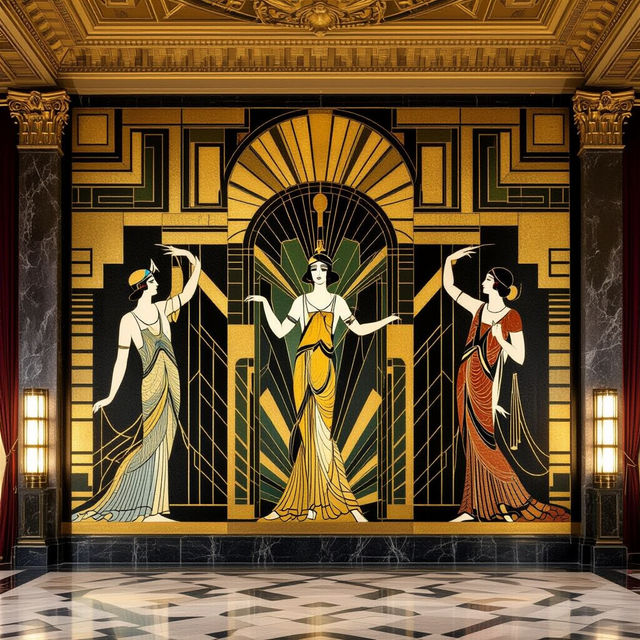 Art Deco Mural Designs gallery