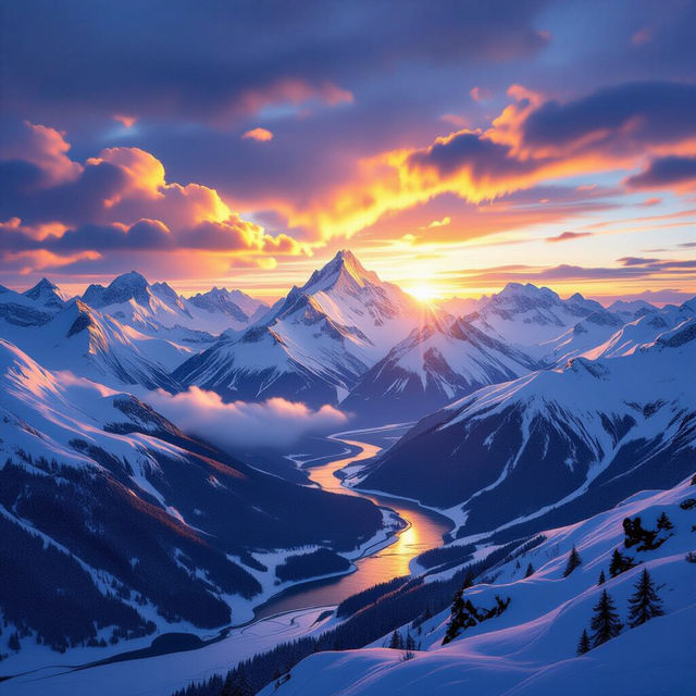 Mountain Images - Made With AI gallery