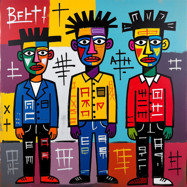 Create Basquiat Art with AI gallery