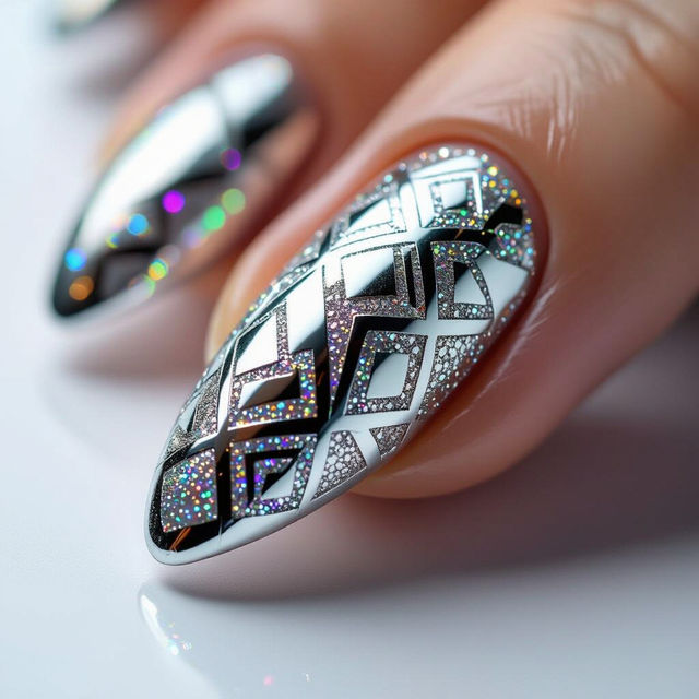 Silver Nail Art gallery
