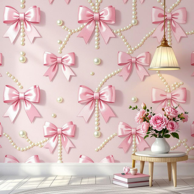 Create Your Own Preppy Pink Wallpaper gallery