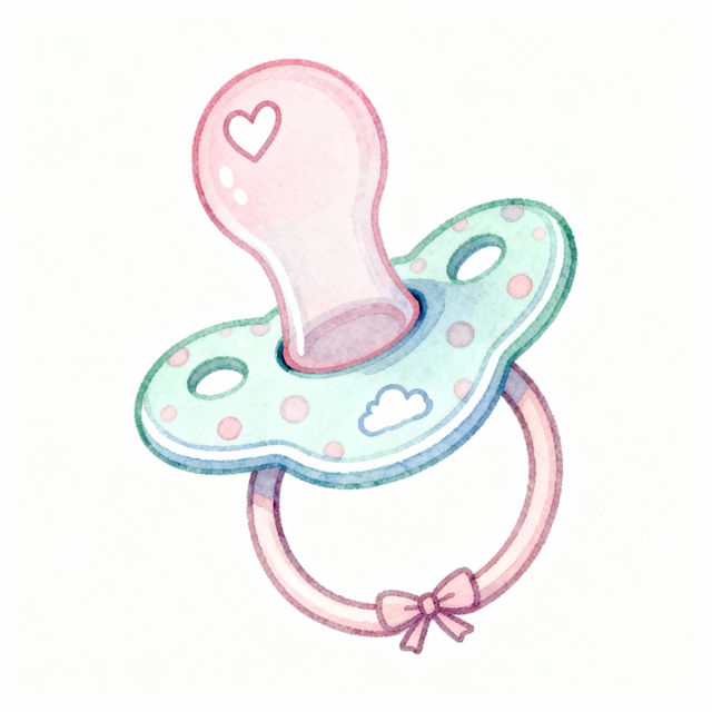 Pacifier Drawings - AI Generated gallery