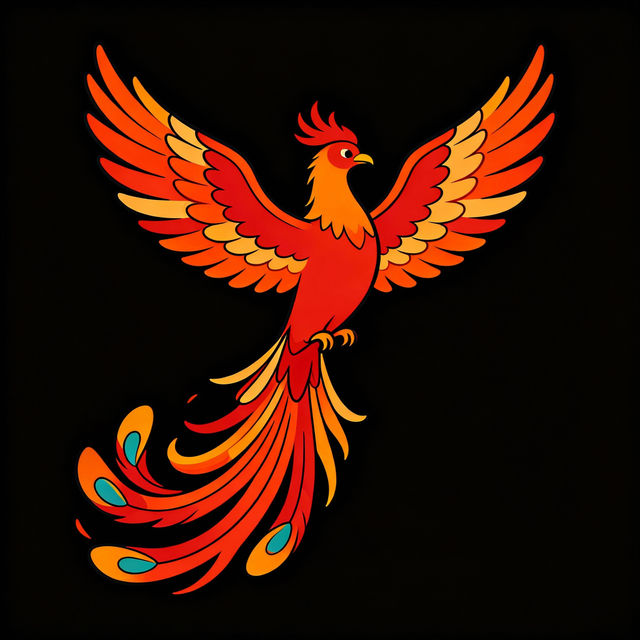 Easy Phoenix Drawing gallery