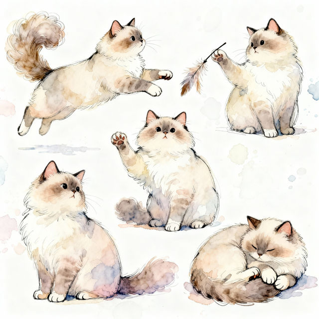 Cute Cat Drawings - Easy AI Art gallery