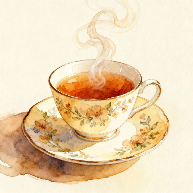 Cup of Tea Drawings - Made With AI gallery