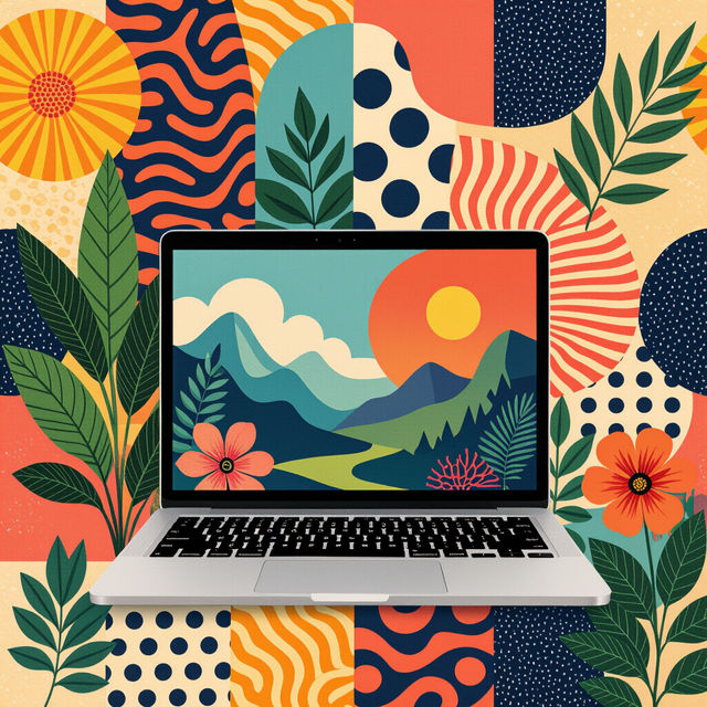 Aesthetic Collage Wallpaper for Laptops gallery