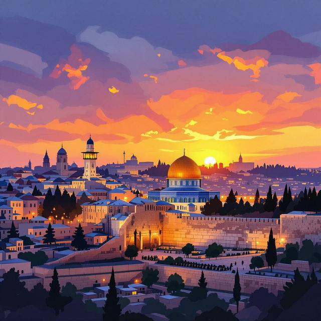 Jerusalem Pictures - AI Generated Art gallery