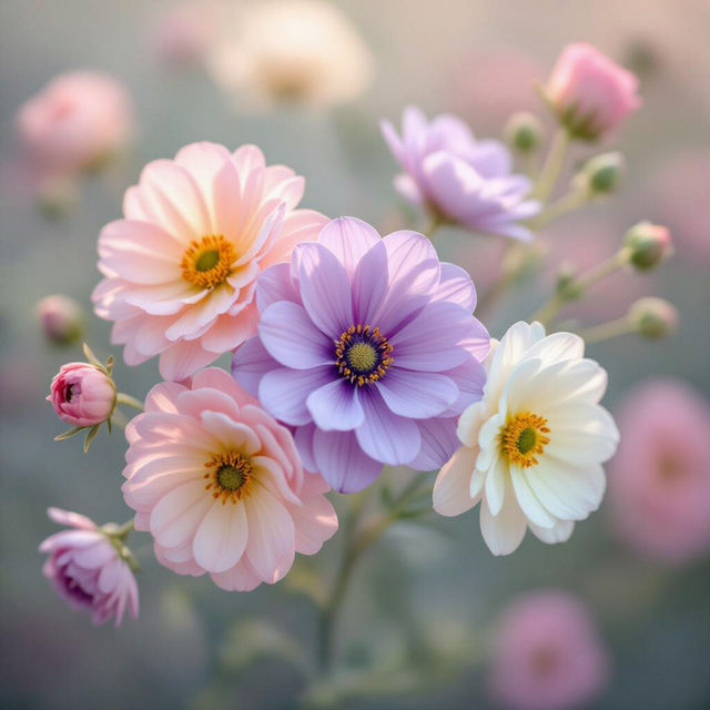 Pastel Flower Wallpaper gallery