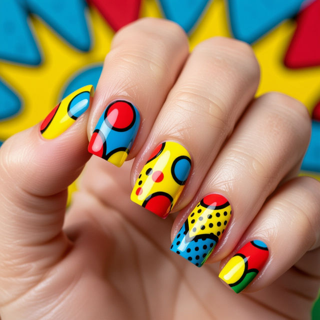 Pop Art Nails gallery