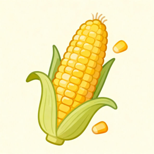 Easy Corn Drawings gallery