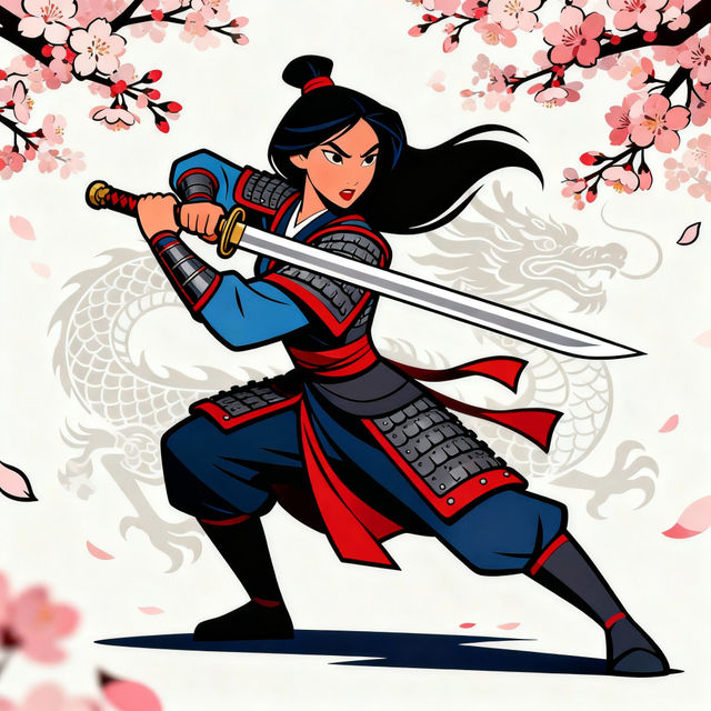Mulan Drawing - AI Generated Art gallery
