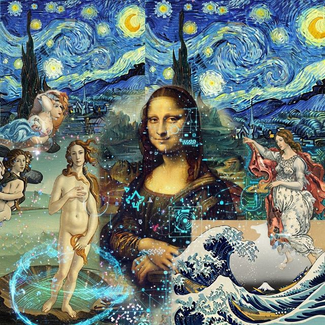 Explore and Create Public Domain Art with AI gallery