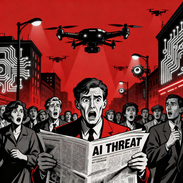 Red Scare Drawings - AI Generated Art gallery