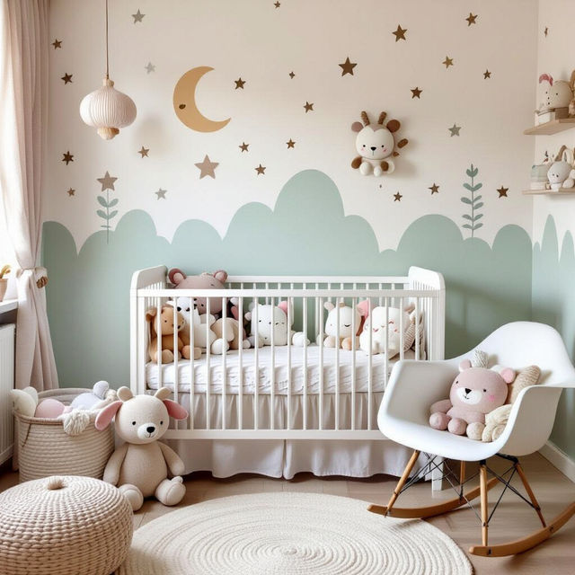 Baby Girl Nursery Wallpaper gallery