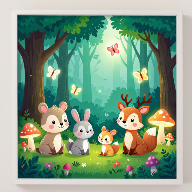 Framed Wall Art For Childrens Bedroom gallery