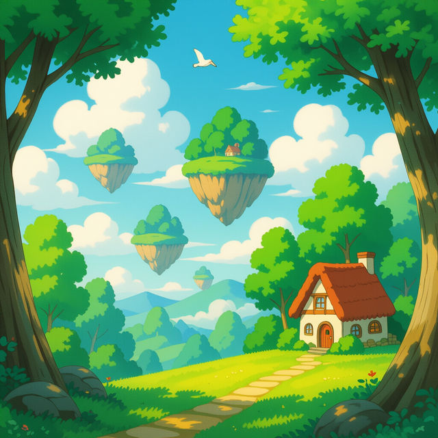 Ghibli Art Style Examples gallery