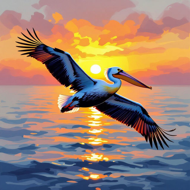 Pelican Art - AI Generated gallery