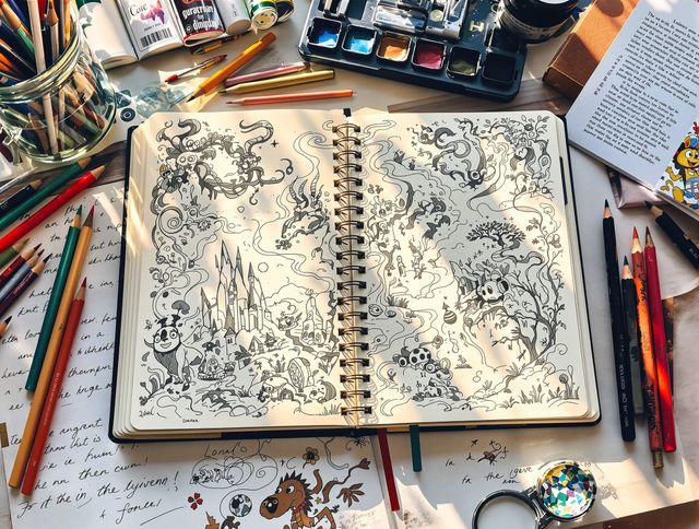 Book Drawing & Sketches gallery