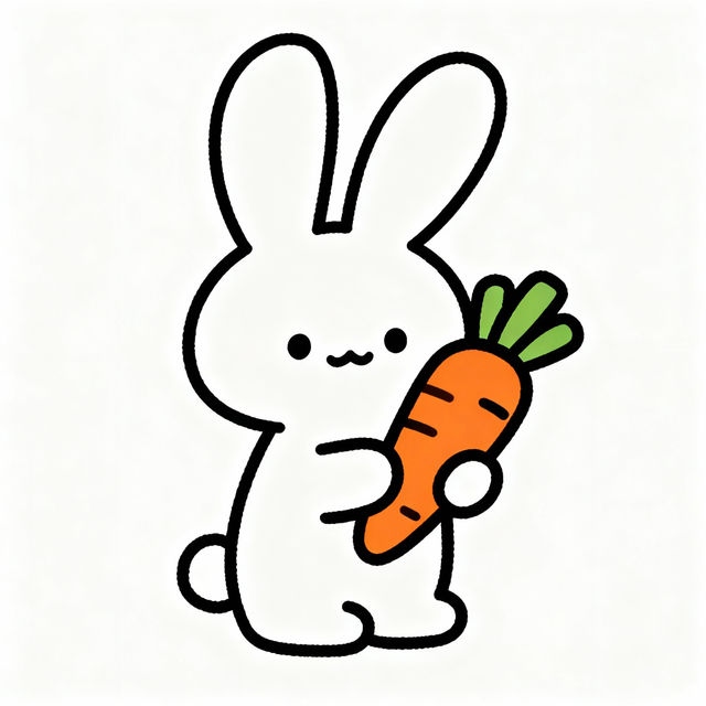 Easy Bunny Drawings - Made With AI gallery