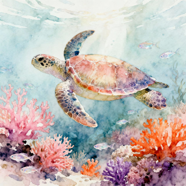 Turtle Images - AI Drawing gallery