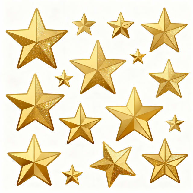 Clip Art Gold Stars gallery