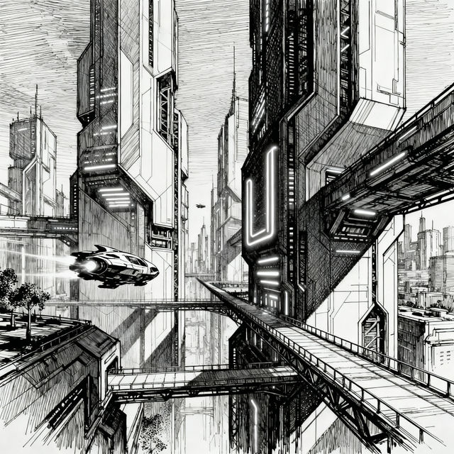 Cool Sketch Drawings - Made With AI gallery