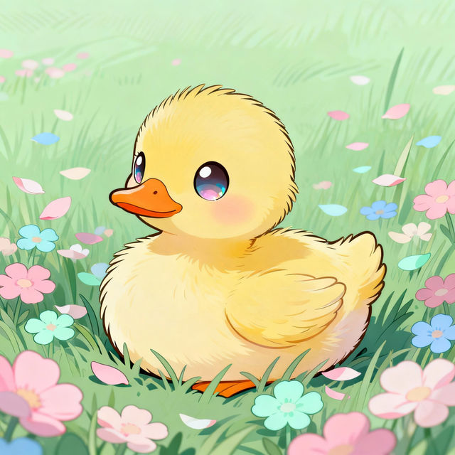 Cute Duck Drawings - Made With AI gallery