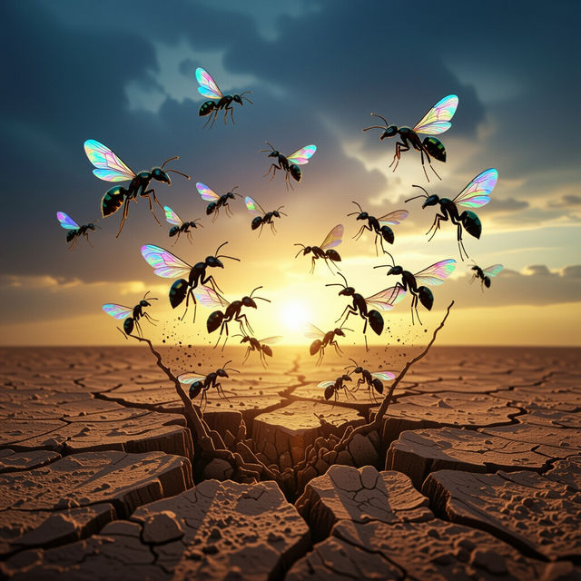 Pictures Of Flying Ants - Made With AI gallery