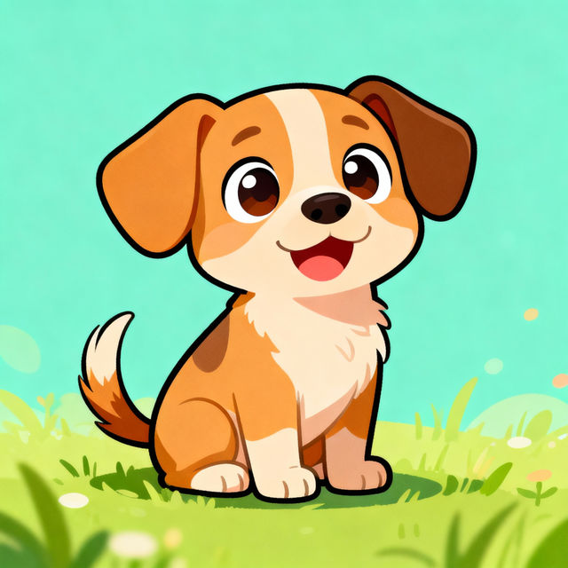 Cute Dog Drawing Cartoon gallery