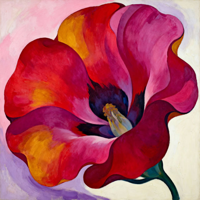 Georgia O'Keeffe Style Drawings gallery