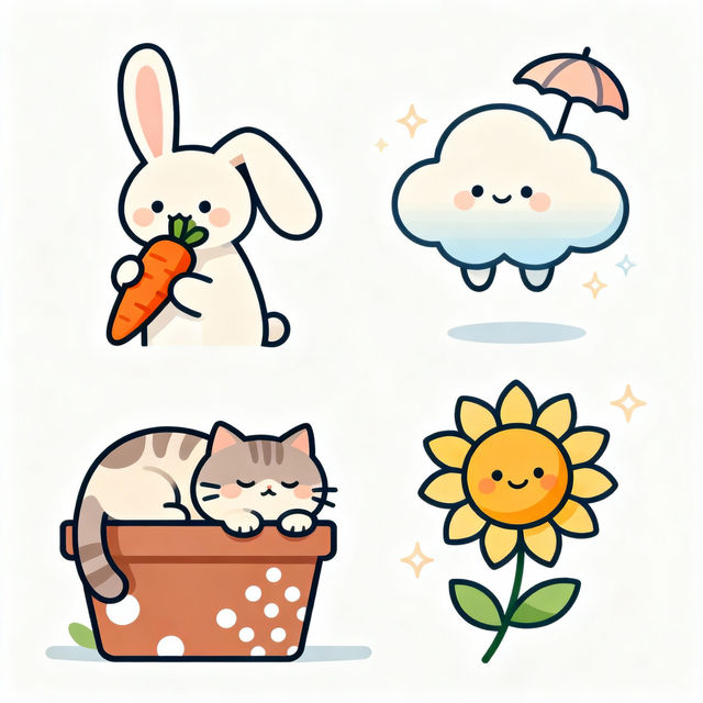 Simple Cute Drawings Easy - Made With AI gallery