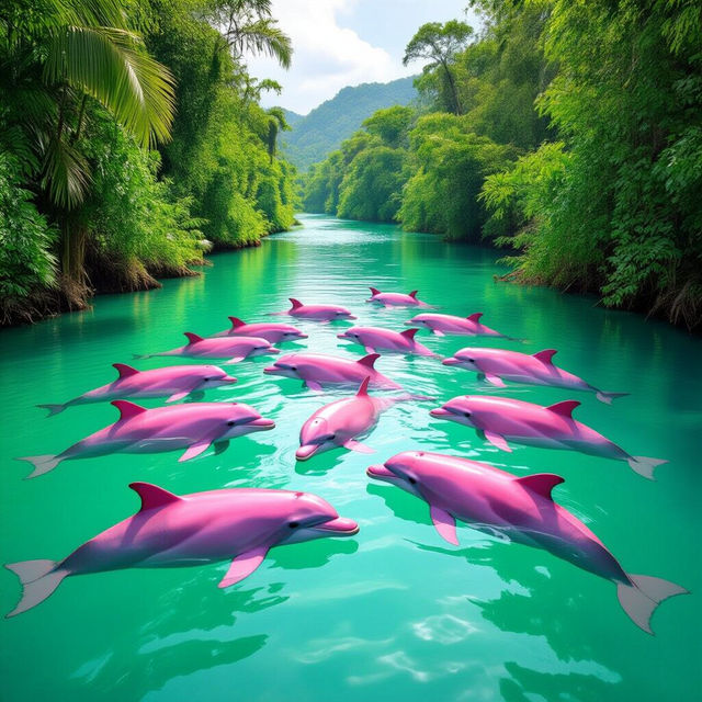 Pictures Of Pink Dolphins gallery
