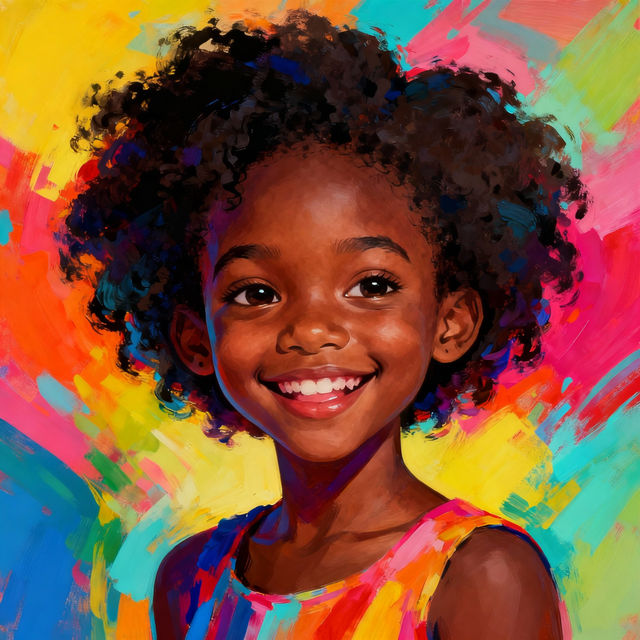 Drawing Black Girl Art - AI Generated gallery