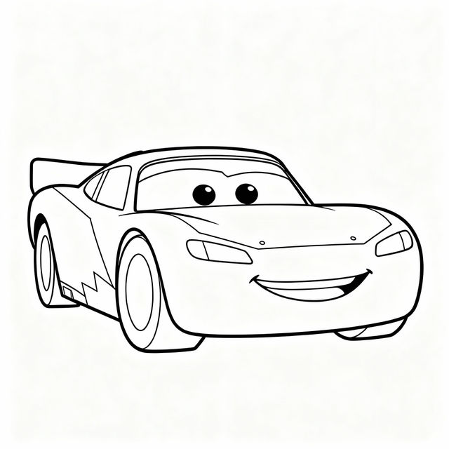Easy Lightning McQueen Drawings gallery